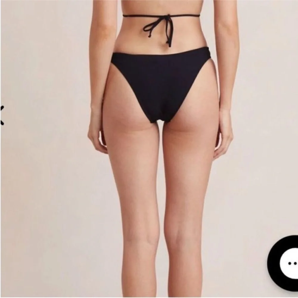 Free People x Bec + Bridge Aluna Bikini Bottom Black AUS 12 US 8 NWT